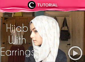 Ingin menggunakan anting-anting lucu? Kamu juga bisa menggunakannya sebagai pelengkap tampilan hijabmu, lho. Yuk, cek tutorialnya di video berikut ini http://bit.ly/2a6u8sl. Video ini di-share kembali oleh Clozetter: dintjess. Cek Tutorial Updates lainnya pada Tutorial Section.