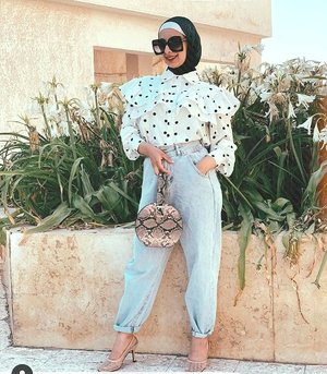 Slouchy pants styling ideas with hijab style | | Just Trendy Girls