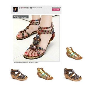Shows your traditional side with "Buy Similar" feature at www.clozette.co.id! Yuk coba.

#ClozetteID #fashion #sandal #boho