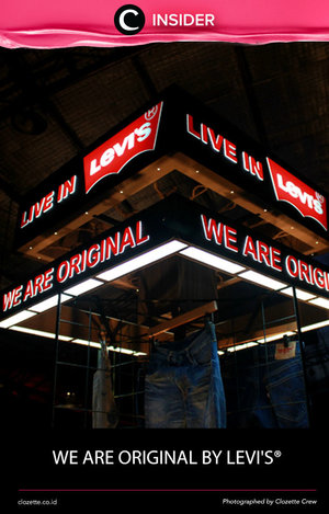 Simak keseruan kampanye bertajuk "We are Original" dari Levi's di http://bit.ly/1MDQUVp. Simak juga artikel menarik lainnya di http://bit.ly/ClozetteInsider