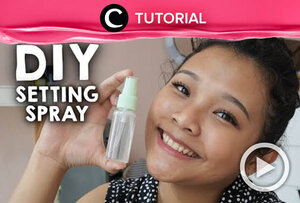 Clozetter @ririeprams berbagi tentang tips membuat DIY setting spray-nya. Yuk, intip di: http://bit.ly/2MR7GnH. Video ini dibagikan kembali oleh Clozetter @salsawibowo. Lihat juga tutorial menarik lainnya di Tutorial Section.