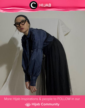 Clozette Ambassador @karinaorin shared her styling play with Lightdose new collection.  Simak inspirasi gaya Hijab dari para Clozetters hari ini di Hijab Community. Yuk, share juga gaya hijab andalan kamu.