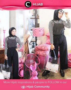 Padukan longsleeve tees dengan tank top bermotif untuk gaya hijab yang edgy. Simak inspirasi gaya Hijab dari para Clozetters hari ini di Hijab Community. Image shared by Star Clozetter : @RimaSuwarjono. Yuk, share juga gaya hijab andalan kamu.