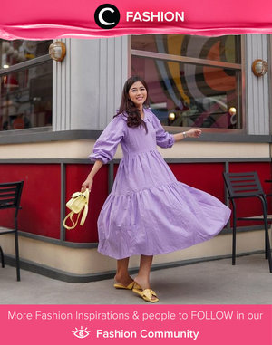 Current obsession: everything lilac! Image shared by Clozette Ambassador @diarykania. Simak Fashion Update ala clozetters lainnya hari ini di Fashion Community. Yuk, share outfit favorit kamu bersama Clozette.