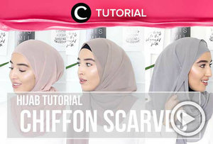 Style your chiffon hijab! Intip caranya di: http://bit.ly/31B0Tny. Video ini di-share kembali oleh Clozetter @kyriaa. Yuk, lihat tutorial lainnya pada Tutorial Section.