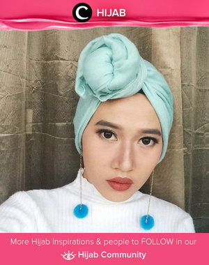 Clozetter Karina got this unique turban inspiration from Yuna. Simak inspirasi gaya Hijab dari para Clozetters hari ini di Hijab Community. Image shared by Clozetter: @karinaorin. Yuk, share juga gaya hijab andalan kamu 