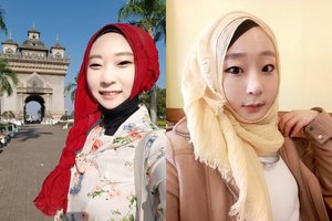 Inspirasi Hijab Song Bora, Muslimah Korea Selatan 