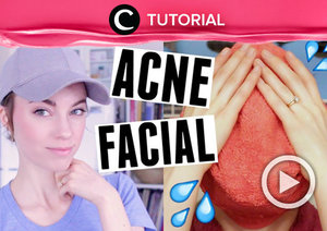 Ingin tahu cara acne facial sendiri di rumah? Yuk, lihat tutorial berikut: http://bit.ly/2Gu80WV. Video ini di-share kembali oleh Clozetter @zahirazahra. Lihat juga tutorial lainnya di Tutorial Section.
