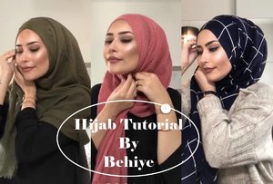 3 beautiful Hijab Tutorials By Behiye - Hijab Fashion Inspiration