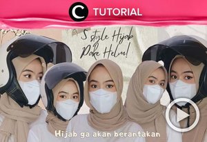 Nggak mau kan hijabmu jadi berantakan setelah pakai helm? Coba tiru cara styling hijab yang di-share oleh Clozetter @shafirasyahnaz berikut ini: https://bit.ly/3ziAT0i.  Lihat juga tutorial lainnya di Tutorial Section.