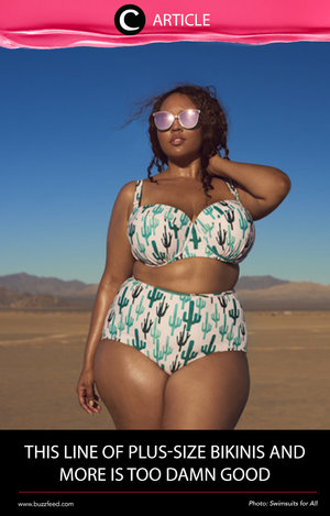 Untuk kamu yang memiliki tubuh plus size, kini kamu bisa bergaya dengan bikini yang menggemaskan. Baca selengkapnya di http://bzfd.it/2jfgAv4. Simak juga artikel menarik lainnya di Article Section pada Clozette App.