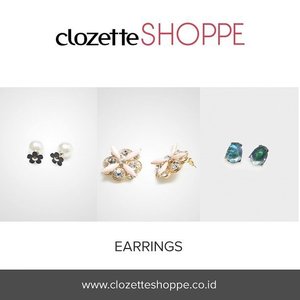Meskipun kecil, anting bisa menimbulkan kesan tersendiri untuk penampilanmu. Sesuaikan model dan bentuk anting dengan acara yang akan kamu datangi, Clozetters. Let shop a new earrings at #ClozetteSHOPPE.  http://bit.ly/1OGFzhb
.
.
.
#anting #earring #earrings #clozetteID #onlinestore