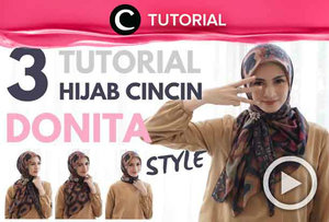 Ternyata seperti ini cara styling hijab cincin ala Donitai: http://bit.ly/2YCjzAP. Video ini di-share kembali oleh Clozetter @ranialda. Lihat juga tutorial lainnya di Tutorial Section.