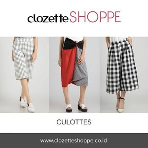 Culottes masih jadi fashion item yang diminati tahun ini. Kamu bisa temukan inspirasi OOTD menggunakan culottes di #ClozetteSHOPPE dan belanja online culottes yang kamu sukai. Yuk belanja! http://bit.ly/217LqTN
.
.
.
#culottes #culotte #ClozetteID #onlinestore