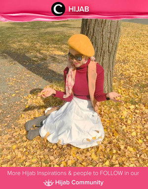 Throwback to the autumn season with the autumn color palette outfit! Image shared by Clozetter @olaayupuspasari. Simak inspirasi gaya Hijab dari para Clozetters hari ini di Hijab Community. Yuk, share juga gaya hijab andalan kamu.