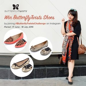 Masih ada kesempatan untuk memenangkan sepatu ButterflyTwists, lho! Follow Instagram @ButterflyTwists_Indonesia sekarang dan ikuti #ButterflyTwistsChallenge di sini http://bit.ly/btmixnmatch-ig (atau klik link pada bio)
#ButterflyTwistsSeasons #ClozetteID