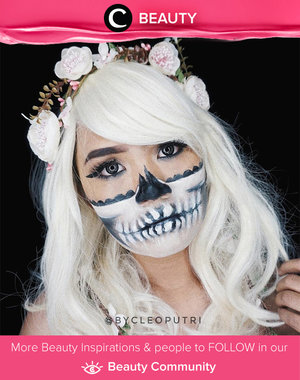 Princess skull makeup to celebrate Halloween. Simak Beauty Updates ala clozetters lainnya hari ini di Beauty Community. Image shared by Star Clozetter @putzliciouz. Yuk, share beauty product andalan kamu.