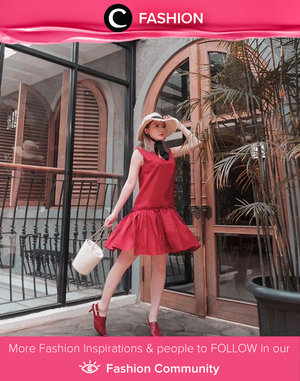 Clozette Ambassador @vicisienna shared her playful, red-dominated look and we love it! Simak Fashion Update ala clozetters lainnya hari ini di Fashion Community. Yuk, share outfit favorit kamu bersama Clozette.