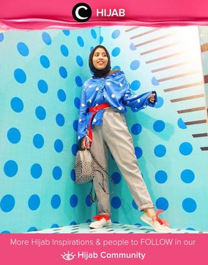You can't have a bad day in Polka-Dots. - Anna Kendrick. Simak inspirasi gaya Hijab dari para Clozetters hari ini di Hijab Community. Image shared by Clozetter : @rizunaswon. Yuk, share juga gaya hijab andalan kamu.