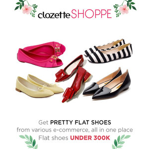 Tampil nyaman dan stylish dalam balutan flatshoes favorit. Belanja flatshoes DI BAWAH 300K dari berbagai ecommerce site di #ClozetteSHOPPE!
http://bit.ly/shopprettyflatshoes