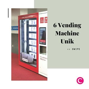 Serba praktis, beragam jenis kebutuhan sehari-hari bisa juga didapatkan di 6 vending machine unik yang bisa kita temui di beberapa Airport dan kota-kota di Jepang! Hmm.. Kalau punya satu vending machine, kira-kira kamu mau isi dengan barang apa, Clozetters? ​.​#ClozetteID #ClozetteIDXCoolJapan #ClozetteXCoolJapan