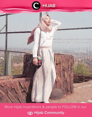 Let the pastel colors boost up your inner beauty. Simak inspirasi gaya Hijab dari para Clozetters hari ini di Hijab Community. Image shared by Star Clozetter : @Safiranys. Yuk, share juga gaya hijab andalan kamu.