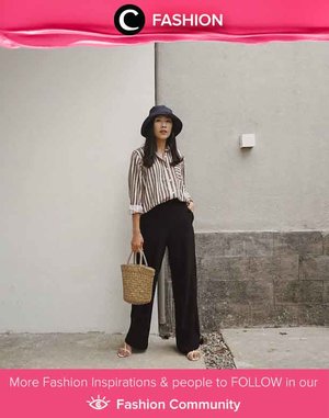 Start your Monday with stripes and comfy pants. Image shared by Clozetter @janejaneveroo. Simak Fashion Update ala clozetters lainnya hari ini di Fashion Community. Yuk, share outfit favorit kamu bersama Clozette.