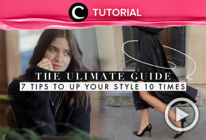 These 7 tips will maximize your style this year: http://bit.ly/2vR5AP1. Video ini di-share kembali oleh Clozetter @kamialiasari. Lihat juga tutorial lainnya di Tutorial Section.