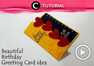 Buat ulang tahun orang tedekatmu lebih berkesan dengan handmade borthday cards Cek tutorialnya di : http://bit.ly/2LCuZ2H. http://bit.ly/2LCuZ2H . Video ini di-share kembali oleh Clozetter @kamiliasari . Intip tutorial lainnya hanya di Tutorial Section.