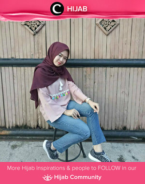 Show your boho style with fringe detail of your top. Simak inspirasi gaya Hijab dari para Clozetters hari ini di Hijab Community. Image shared by Clozetter: shulaihahsyaikhon. Yuk, share juga gaya hijab andalan kamu bersama Clozette.