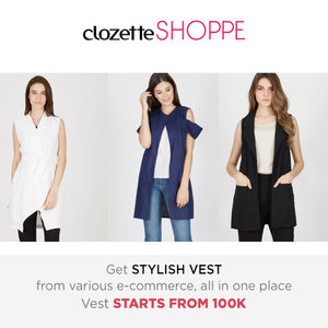 Gaya layer menggunakan vest bisa jadi pilihan gaya kamu ke kantor besok, Clozetters. Kamu bisa tampil simpel tapi stylish dengan vest favoritmu. belanja vest MULAI 100k dari berbagai ecommerce via #ClozetteSHOPPE!
http://bit.ly/1X02hck