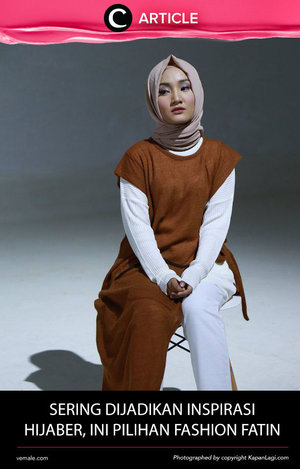 Menyadari bahwa ia mulai menjadi inspirasi gaya hijaber, cari tahu gaya hijab pilihan Fatin di sini http://bit.ly/2f6pV8V. Simak juga artikel menarik lainnya di Article Section pada Clozette App. 