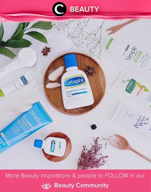 Skincare addicts, what's your favorite cleansing products? Share with us in comment section! Image shared by Clozette Ambassador @tephieteph.