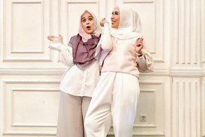 Gaya Hijab Fitri Tropika VS Nygta Gina, Cantik Mana? 