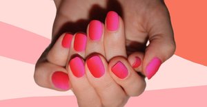 Ombré nails are taking off again because they're so simple to do at home