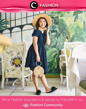 Ready for summer? Completed your look in comfy dress, rattan bag and hat, also mules shoes. Simak Fashion Update ala clozetters lainnya hari ini di Fashion Community. Image shared by Clozette Ambassador: @katherin. Yuk, share outfit favorit kamu bersama Clozette.