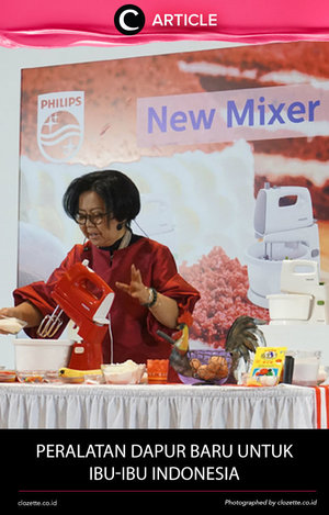 Brand elektronik Philips baru-baru ini mengeluarkan alat masak yang didesain khusus untuk para wanita Indonesia. Selengkapnya bisa kamu simak di artikel ini http://bit.ly/2ba6UgJ. Simak juga artikel menarik lainnya di Article Section pada Clozette App.