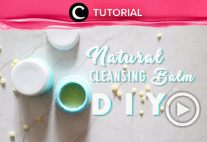 Making your own natural cleansing balm at home? Check out this video for more: https://bit.ly/33vB3EZ. Video ini di-share kembali oleh Clozetter @ranialda. Lihat juga tutorial lainnya yang ada di Tutorial Section.