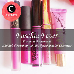 Fuschia is the new red! Apa saja brand lipstik dengan warna fuschia yang wajib kamu tengok? Cek rekomendasi dari Clozetters di sini http://bit.ly/1FD4jtr. Atau cek juga kurasi dengan tema lainnya di sini http://bit.ly/1M5lzbK.