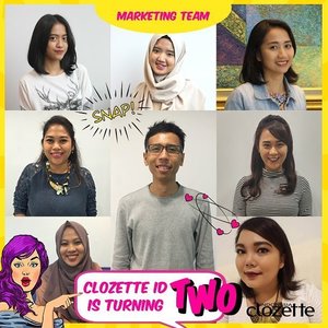 "In Clozette Indonesia, we got paid for doing what we love. Such a joy!
Happy 2nd birthday, Clozette Indonesia. Keep aspires to inspire.❤"
- Marketing Team Clozette Indonesia
#ClozetteID #ClozetteCrew #TWOnderfulJourney #ClozetteID2ndAnniversary