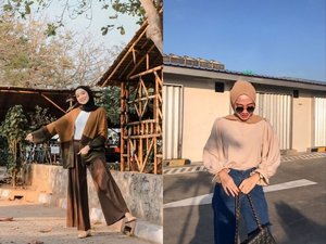 Padu-padan Outfit Warna Mocca untuk Hijab Fashion
