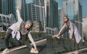 Car Free Day Outfit Bareng Specs Hijab Active