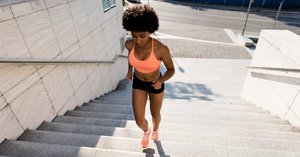 If You Want to Burn Major Calories Climbing Stairs, You'll Need to Take This Trainer's Advice