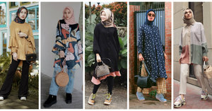 Sopan Sekaligus Modis, Contek Sederet Gaya Selebgram Hijab Mengenakan Tunik