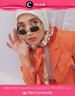 Bright orange kinda day, anyone? Image shared by Clozetter @vidyadika. Simak inspirasi gaya Hijab dari para Clozetters hari ini di Hijab Community. Yuk, share juga gaya hijab andalan kamu.