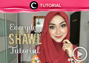 Jika kamu lebih suka menggunakan shawl/pasmina untuk gaya hijab sehari-hari, cek tutorialnya di sini http://bit.ly/2lWVvKc. Video ini di-share kembali oleh Clozetter: @zahirazahra. Cek Tutorial Updates lainnya pada Tutorial Section.