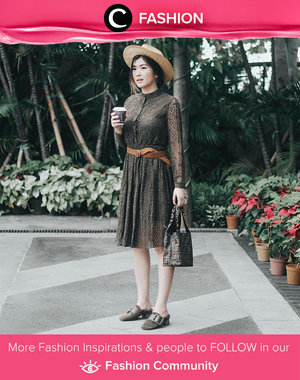 Lace dress for vintage look. Simak Fashion Update ala clozetters lainnya hari ini di Fashion Community. Image shared by Clozette Ambassador: @wulanwu. Yuk, share outfit favorit kamu bersama Clozette.