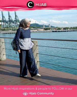 Enjoying the day at the port. Simak inspirasi gaya Hijab dari para Clozetters hari ini di Hijab Community. Image shared by Clozetter @rachanlie. Yuk, share juga gaya hijab andalan kamu