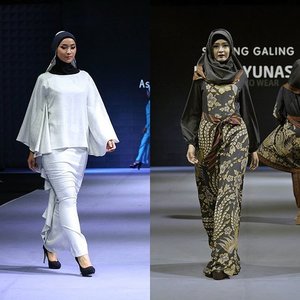 Fusion muslim fashion at @muslimfashionfestival 2016.#ClozetteID