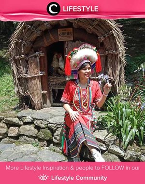 Ketika mengunjungi Taiwan, jangan lewatkan kesempatan untuk berpakaian ala Amis Tribe, salah satu suku di Taiwan, seperti Clozetter @Onnie ini. Simak Lifestyle Updates ala clozetters lainnya hari ini di Lifestyle Community. Yuk, share juga momen favoritmu. 